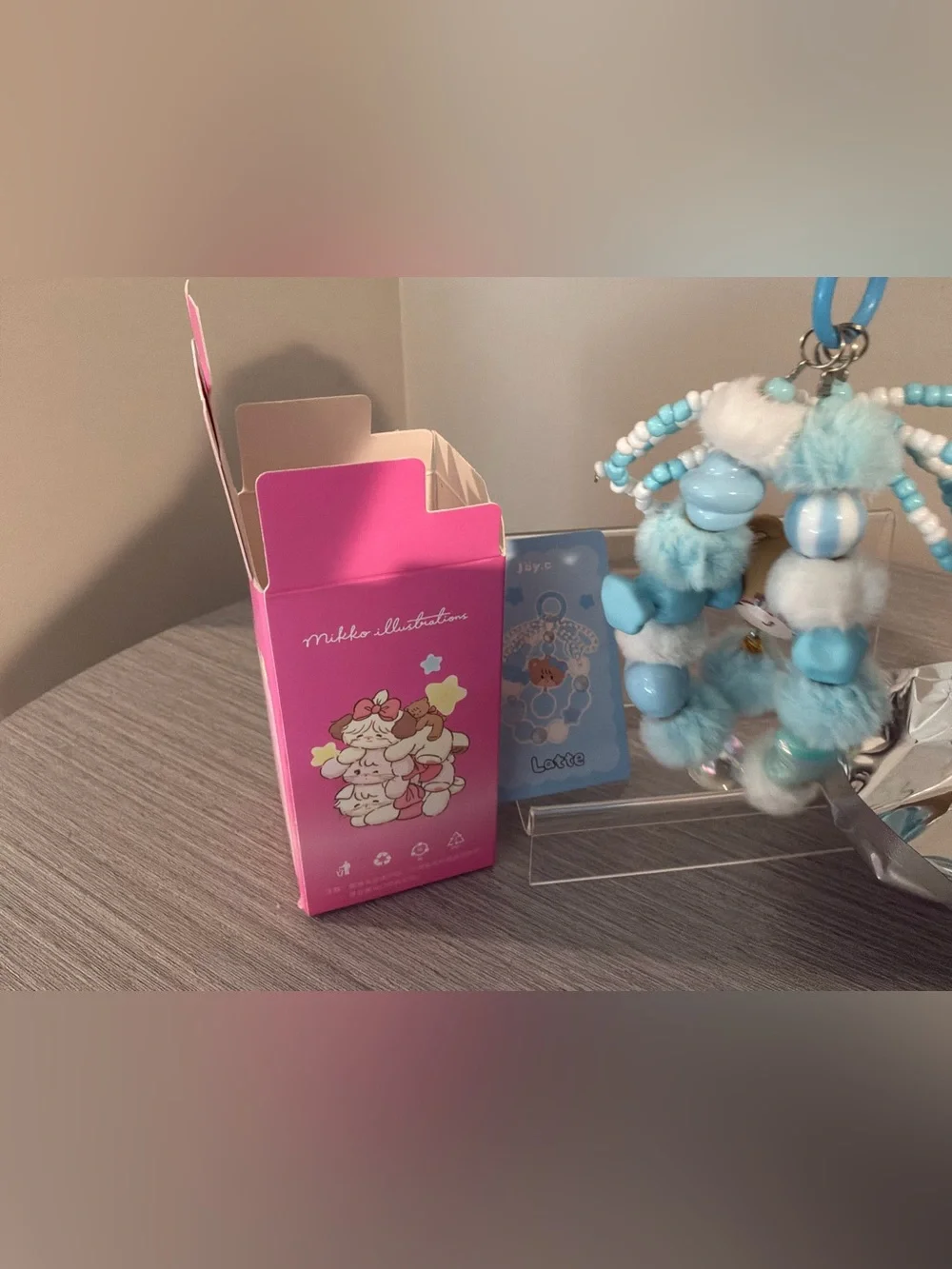Mikko Phone Charm / Key Chain - Latte